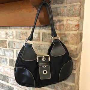 Prada Black Buckle Purse
